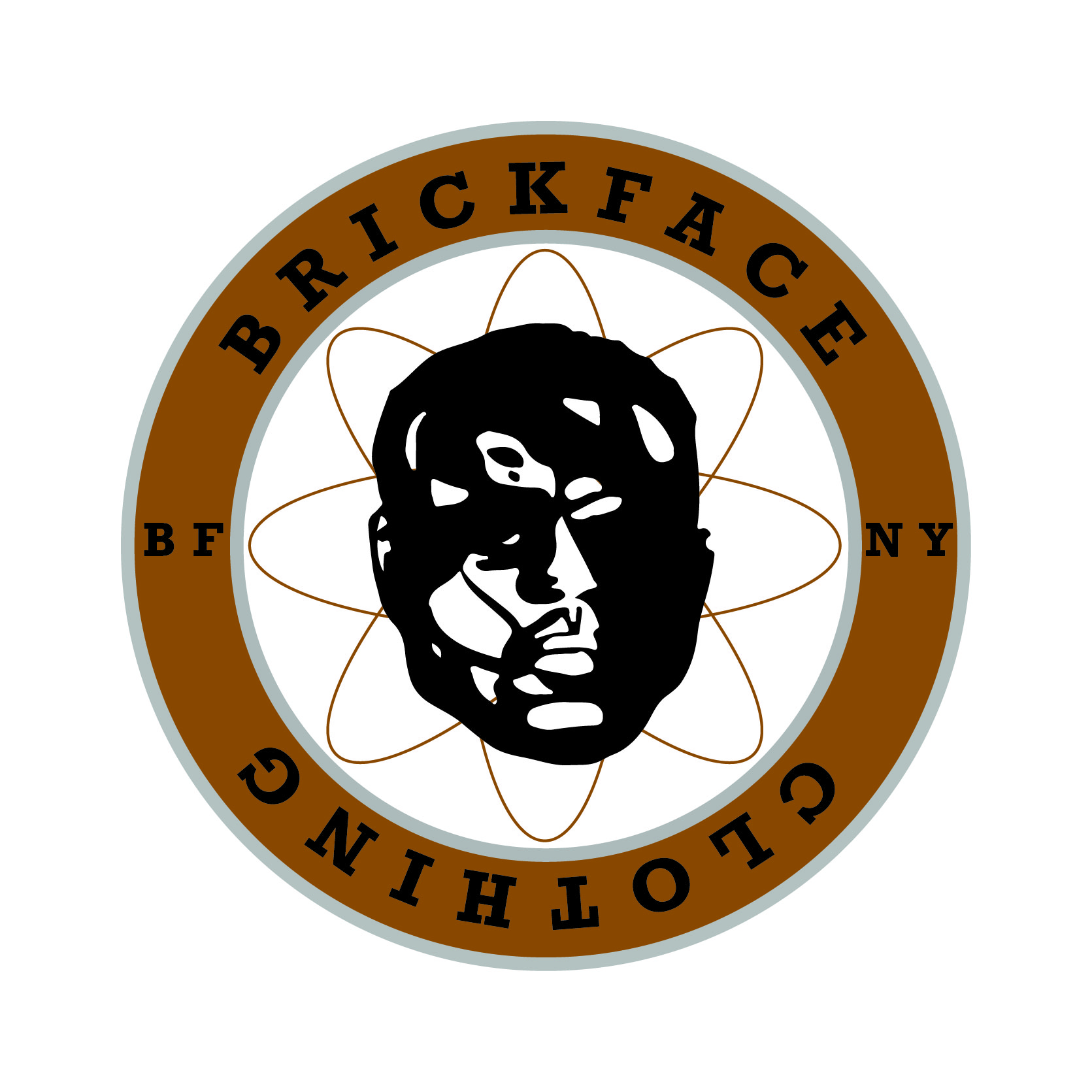 Brickface Hat Sticker